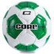М'яч футбольний CORE COMPETITION PLUS CR-005 №5 PU білий-зелений CR-005 фото 1