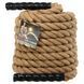 Канат для кроссфита Combat Battle Rope Zelart FI-0909-15 15м коричневый FI-0909-15 фото 10