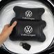 Набор подушек 2шт в авто Volkswagen из натуральной кожи, на подголовник в машину, Автомобильная подушка ws13553-2 фото 11