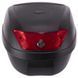 Кофр центральный задний для мотоцикла пластиковый Top Case BUOTAI ZH-0807 1шт 40x28x38см черный-красный ZH-0807 фото 3