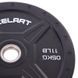 Бамперні диски гумові Bumper Plates Zelart TA-2258-5 50,4мм 5кг чорний TA-2258-5 фото 4