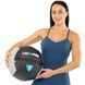 Мяч набивной медицинский для кроссфита WALL BALL LiveUp LP8100-3 3кг черный-серый LP8100-3 фото 10