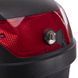 Кофр центральный задний для мотоцикла пластиковый Top Case BUOTAI ZH-0807 1шт 40x28x38см черный-красный ZH-0807 фото 6