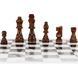 Шахматы настольная игра деревянные с виниловым игровым полем SP-Sport 300P размер короля 8 см пешки 3,5 см 300P фото 3
