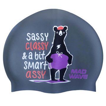 Шапочка для плавания силиконовая юниорская MadWave Junior SMART ASSY M057002 цвета в ассортименте M057002 фото