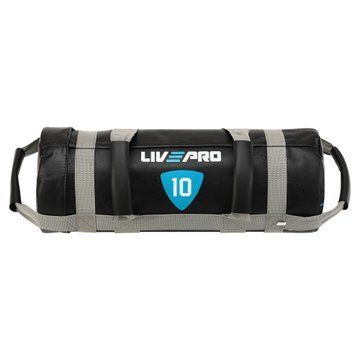 Мешок утяжелитель для функционального тренинга Power Bag LiveUp LP8120-10 10кг черный-серый LP8120-10 фото