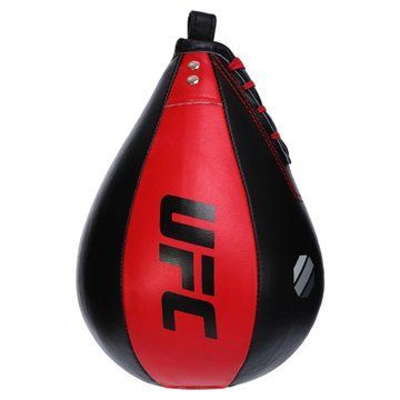 Груша боксерская подвесная каплевидная пневматическая UFC UHK-69750 10х7' 25см черный-красный UHK-69750 фото