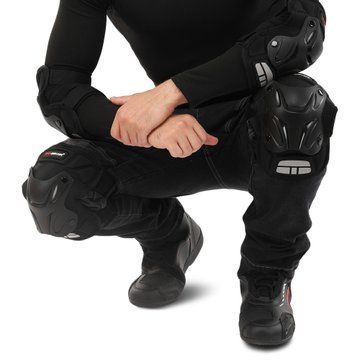 Комплект мотозахисту наколінники та налокітники PRO-BIKER P34 чорний P34 фото