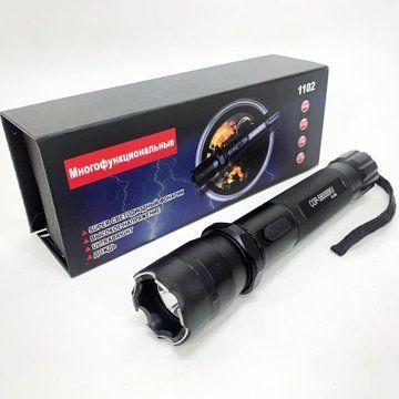 Многофункциональный тактический электро фонарик с отпугивателем Police BL-1102 ws93267 фото