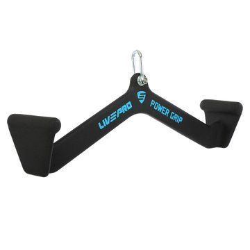 Рукоятка для тяги со средним хватом Mide Grip нескользящее покрытие LiveUp LP8327 56см черный LP8327 фото