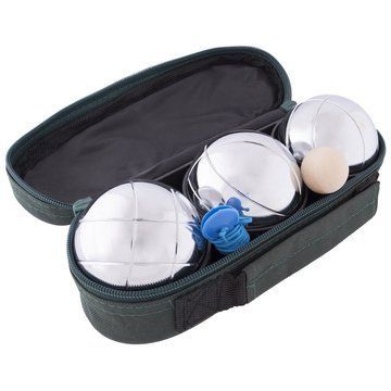 Петанк (бочче) спортивная игра 3 стальных шара в PVC чехле SP-Sport IG-6910 3шара o7,2см серебряный IG-6910 фото