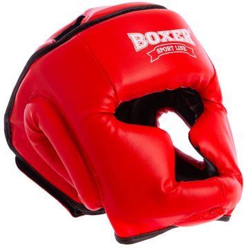 Шолом боксерський з повним захистом штучної шкіри BOXER 2036 М-L кольори в асортименті M (Немає в наявност) 2036 фото