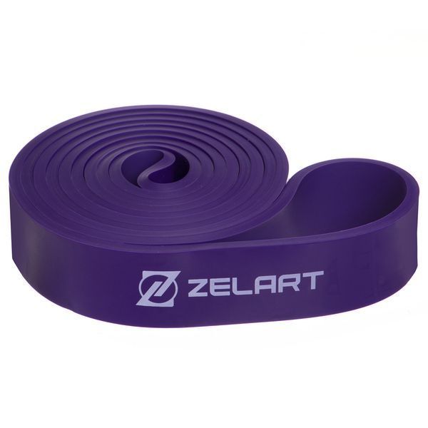 Гума петля для підтягувань та тренувань стрічка силова Zelart POWER LOOP FI-2606-3 20-45кг фіолетовий FI-2606-3 фото