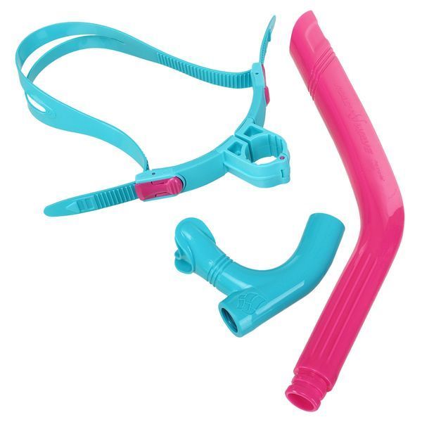 Трубка фронтальная дыхательная для плавания MadWave PRO SNORKEL junior M077702 цвета в ассортименте M077702 фото