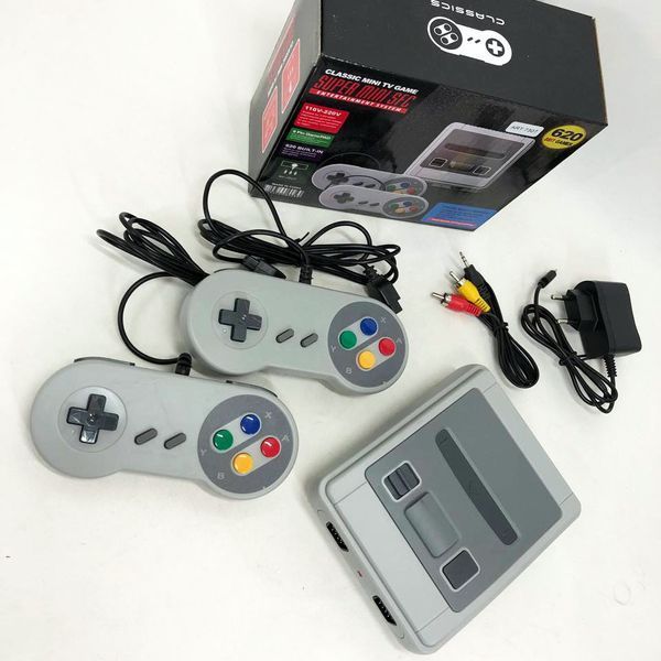 Ретро игровая консоль приставка 620 игр Game Box Dendy Super с 2 джойстиками, первая игровая приставка ws46227 фото