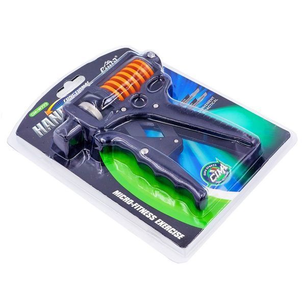Еспандер кистьовий пружинний з регульованим навантаженням 20-130кг CIMA Grip Ultra CM-W777 1шт чорний CM-W777 фото