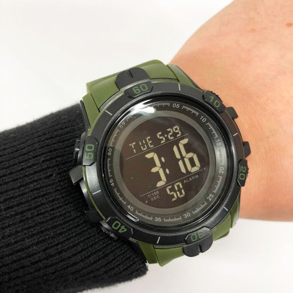 Часы наручные мужские SKMEI 1475AG ARMY GREEN, брендовые мужские часы, часы для мужчины. Цвет: зеленый ws18875 фото