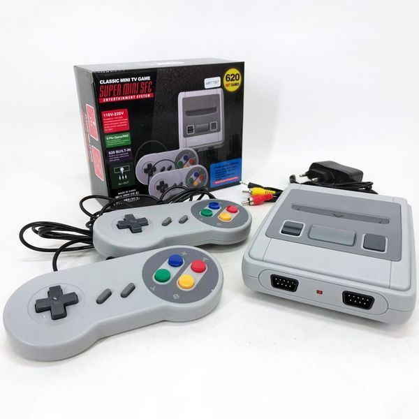 Ретро игровая консоль приставка 620 игр Game Box Dendy Super с 2 джойстиками, первая игровая приставка ws46227 фото
