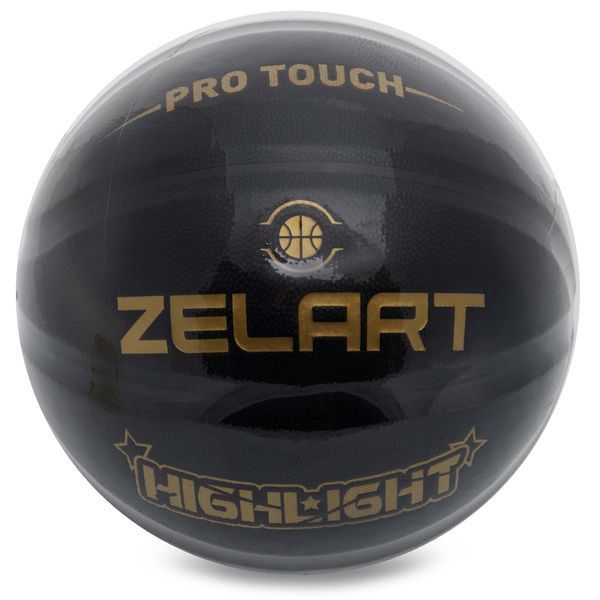 Мяч баскетбольный ZELART HIGHLIGHT GB4720 размер 7 черный GB4720 фото