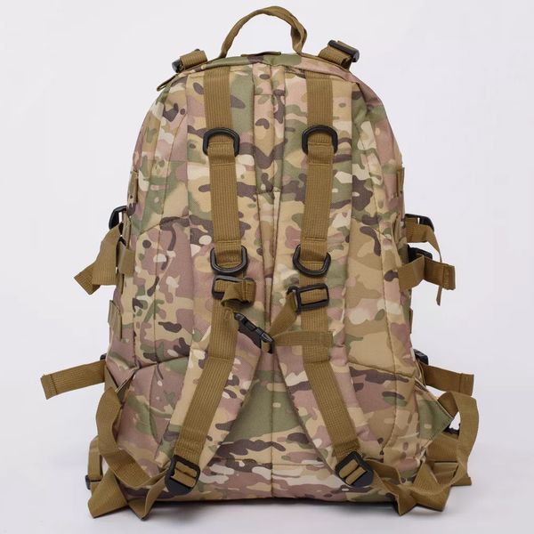 Міцний військовий рюкзак 40л Multicam з MOLLE (Cordura 600D) ws73449 фото