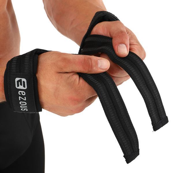 Лямки для тяги LIFTING STRAP EZOUS B-04 2шт черный-серый B-04 фото