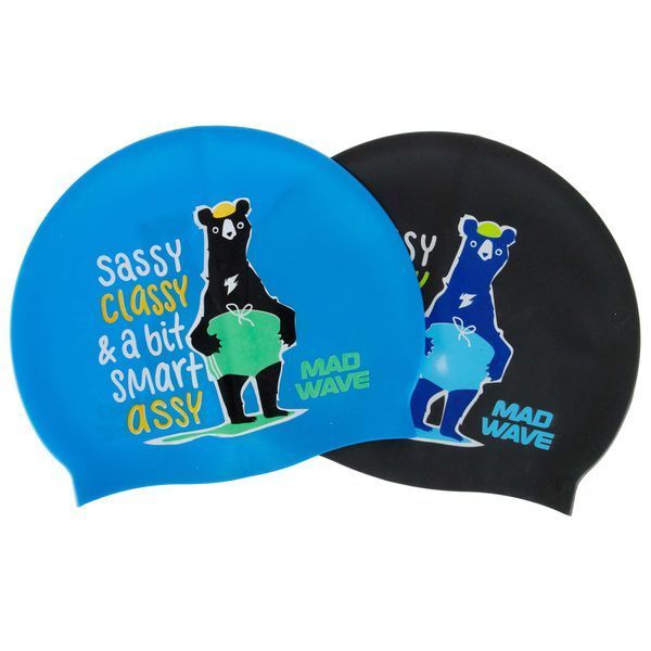 Шапочка для плавания силиконовая юниорская MadWave Junior SMART ASSY M057002 цвета в ассортименте M057002 фото