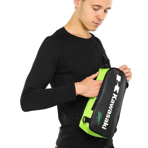 Мотосумка-слинг KAWASAKI SP-Sport MS-5481-7 5л 42x15x7см салатовый-черный MS-5481-7 фото