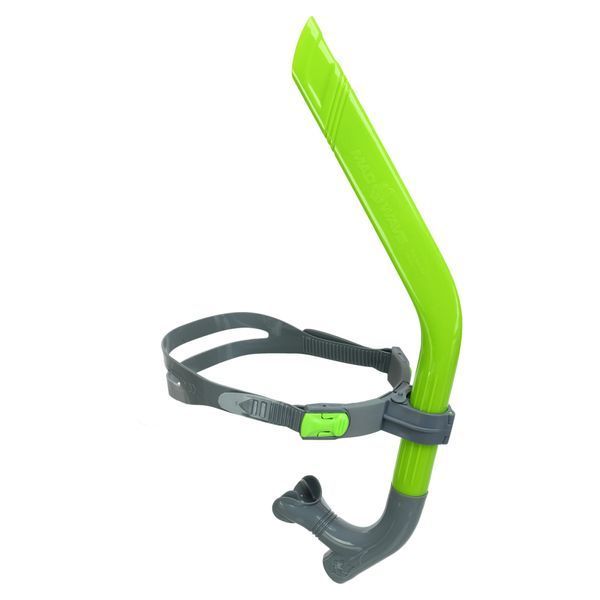 Трубка фронтальная дыхательная для плавания MadWave PRO SNORKEL junior M077702 цвета в ассортименте M077702 фото