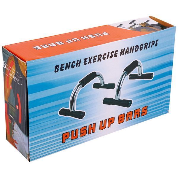 Упоры для отжиманий 2штуки SP-Sport FI-3972 PUSH-UP BAR 15x25см хром FI-3972 фото