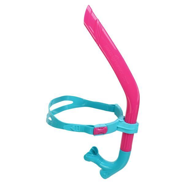 Трубка фронтальная дыхательная для плавания MadWave PRO SNORKEL junior M077702 цвета в ассортименте M077702 фото