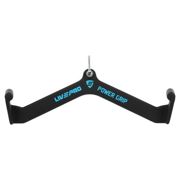 Рукоятка для тяги со средним хватом Mide Grip нескользящее покрытие LiveUp LP8327 56см черный LP8327 фото
