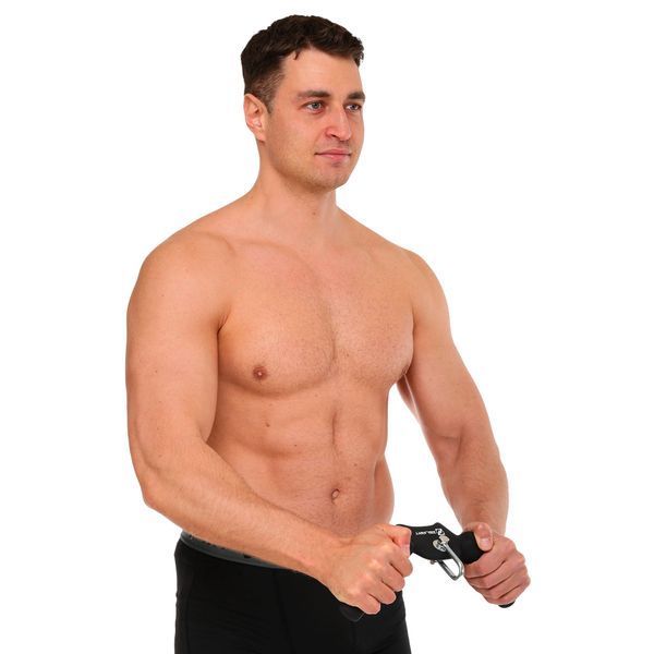 Рукоятка для тяги з вузьким хватом Pull Down Handle нековзне покриття Mdbuddy TA-5371 розмір 35х22х14,5см чорний TA-5371 фото