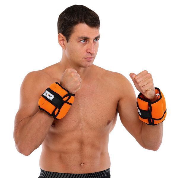 Обважнювачі-манжети з регульованою вагою для рук і ніг MAXXMMA FWB04 2x1,1кг кольори в асортименті FWB04 фото