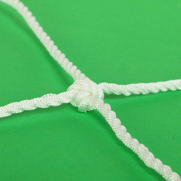 Сетка на ворота футбольные в комплекте из 2 штук AOPI AP-459 7,32x2,44x1,5м 2шт белый AP-459 фото