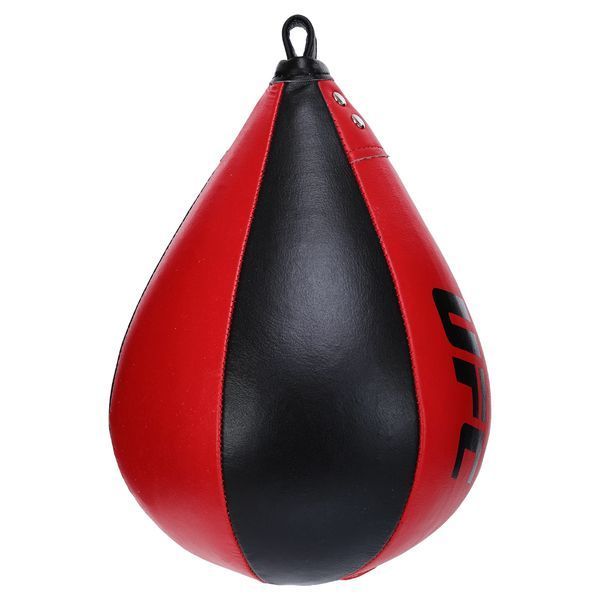 Груша боксерская подвесная каплевидная пневматическая UFC UHK-69750 10х7' 25см черный-красный UHK-69750 фото
