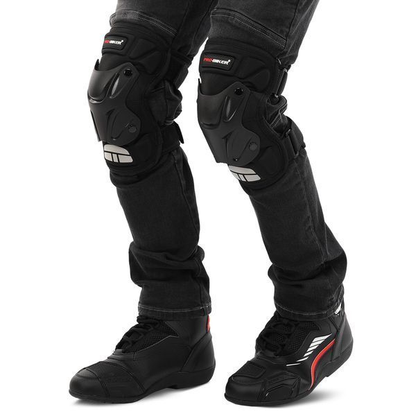 Комплект мотозащиты наколенники и налокотники PRO-BIKER P34 черный P34 фото