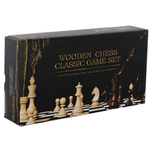 Шахматы настольная игра деревянные ZOOCEN FL125 размер 25см x 25см x 2,5см FL125 фото