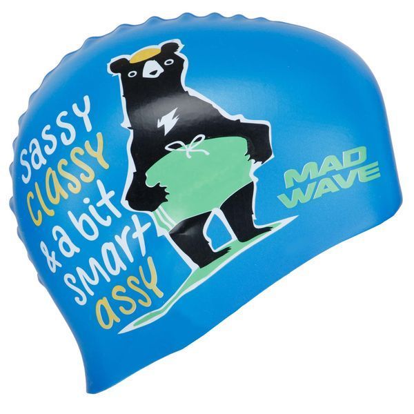 Шапочка для плавания силиконовая юниорская MadWave Junior SMART ASSY M057002 цвета в ассортименте M057002 фото