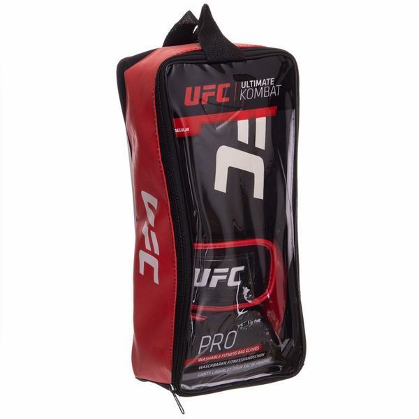 Перчатки боксерские на липучке неопреновые UFC PRO Washable UHK-75011 S-M красный UHK-75011 фото