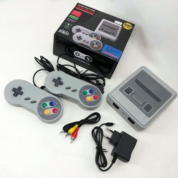 Ретро игровая консоль приставка 620 игр Game Box Dendy Super с 2 джойстиками, первая игровая приставка ws46227 фото