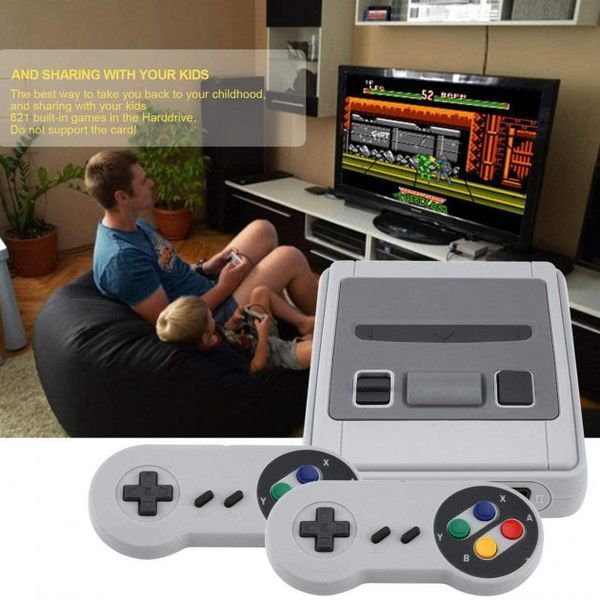 Ретро игровая консоль приставка 620 игр Game Box Dendy Super с 2 джойстиками, первая игровая приставка ws46227 фото