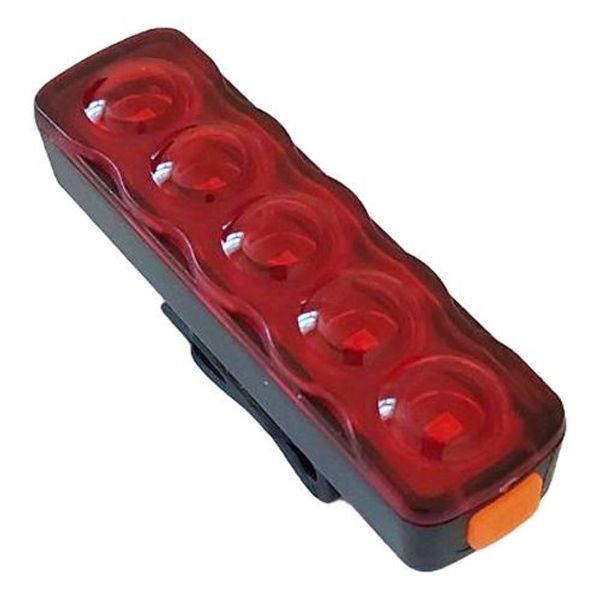 Велофонарь XFL-101-5LED, Велосипедный фонарь с функцией мигалки, Световые сигналы для велосипеда ws18858 фото