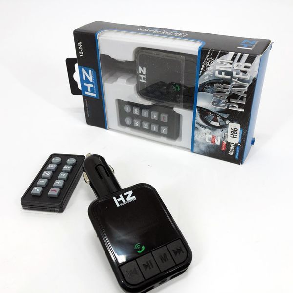 Трансмиттер/модулятор H86BT, FM модулятор с bluetooth, Fm трансмиттер в машину, Качественный фм модулятор ws39151 фото