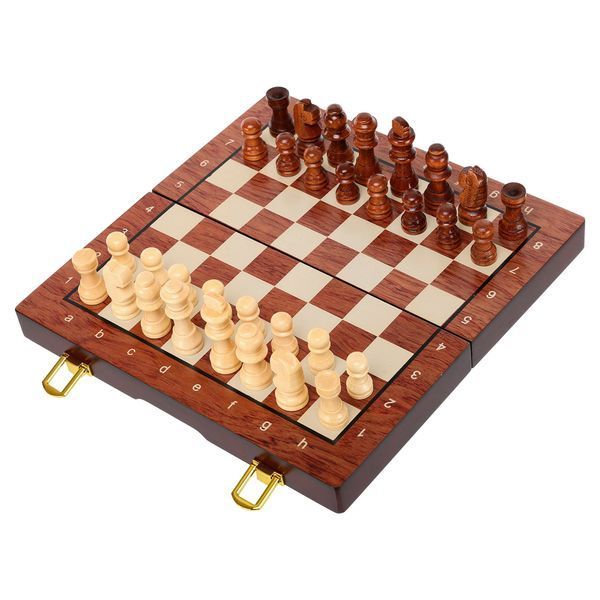 Шахматы настольная игра деревянные ZOOCEN FL125 размер 25см x 25см x 2,5см FL125 фото