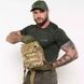 Тактична сумка-рюкзак через плече з Cordura 900D, камуфляж, трансформер, MOLLE ws36854 фото 8
