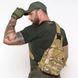 Тактична сумка-рюкзак через плече з Cordura 900D, камуфляж, трансформер, MOLLE ws36854 фото 7