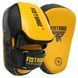 Лапа боксерская изогнутая тренировочная FLEX FISTRAGE VL-8320 26x19x5см 2штуки желтый-черный VL-8320 фото 1