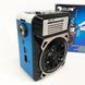 Радиоприемник GOLON RX-9122 портативная колонка всеволновое переносное радио FM фонарь LED. Цвет: синий ws69498-1 фото 1