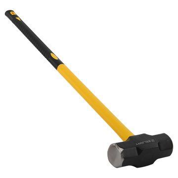 Кувалда стальная молот для кроссфита GYM HAMMER Zelart TA-9635-14LB 14LB (6,4кг) черный-желтый TA-9635-14LB фото