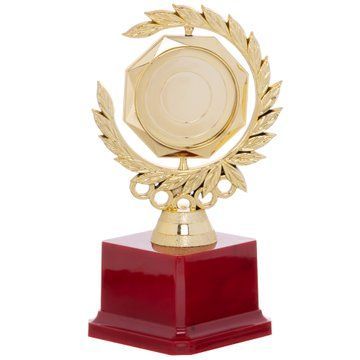 Фигура наградная эмблемоноситель SP-Sport Лавровый венок C-LC04 высота 17,5см золото C-LC04 фото
